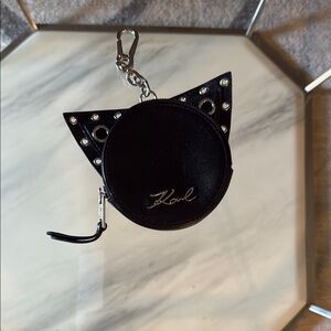 Karl Lagerfeld Black Cat Key Holder